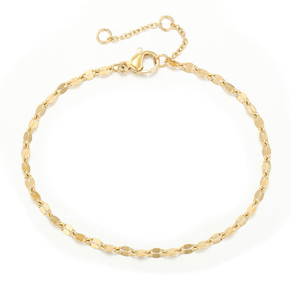 Gold bracelet Korean fashion chain bracelet