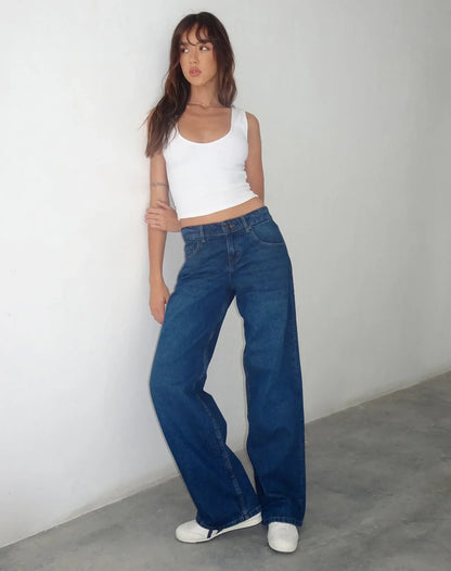 WIDE LEG JEANS