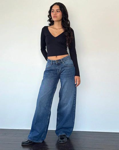 WIDE LEG JEANS