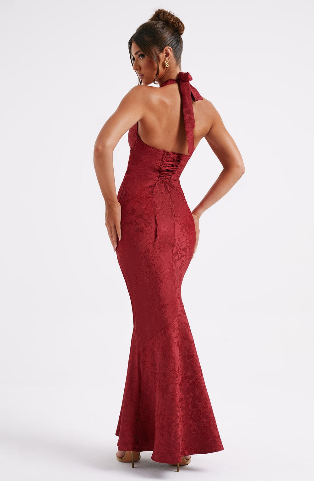 Melady Maxi Dress - Red