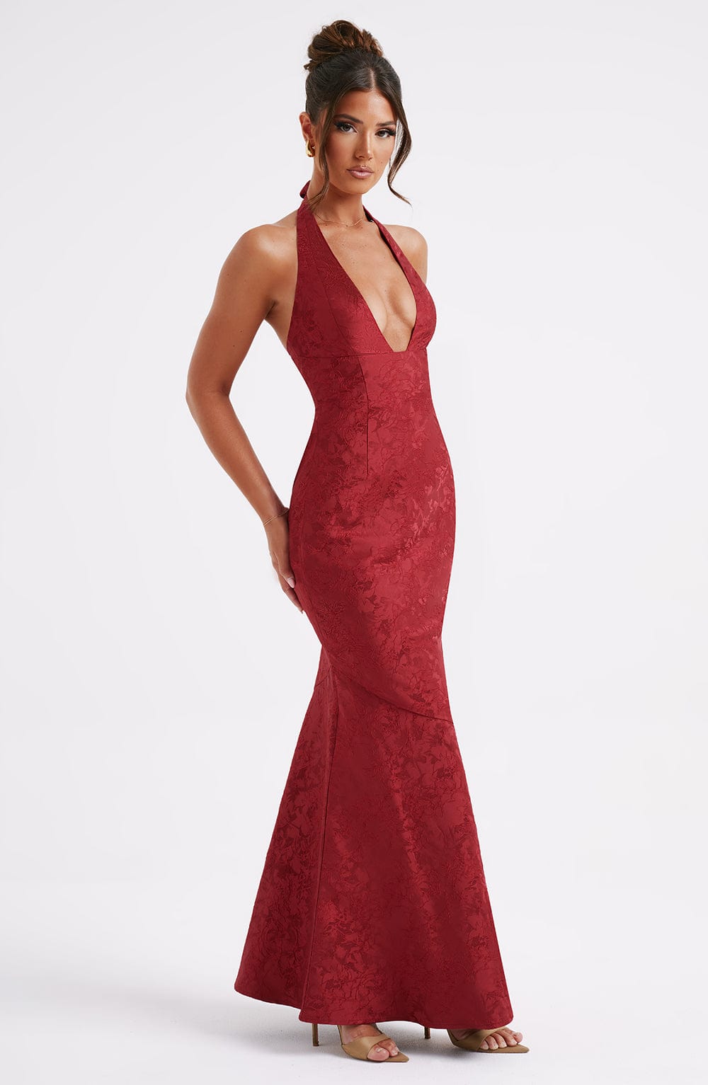 Melady Maxi Dress - Red